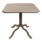 Icon pakoworld PP table in cappucino color 80x80x74.5cm