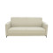 Two seater sofa Sidica I pakoworld PU in beige color 135x82x81cm