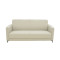 Three seater sofa Sidica pakoworld PU in beige color 185x82x81cm