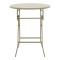 Table Albero pakoworld champagne color metal D60x70cm