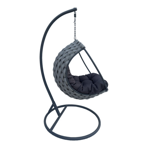 Swing Makito nest metal base - pvc in grey color 100x105x195cm DIOMMI 368-000004 Swing Makito nest metal base - pvc in grey color 100x105x195cm DIOMMI 368-000004