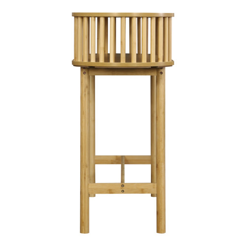 Console Nodial pakoworld MDF/Bamboo in natural color 120x39x85cm