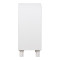 Nightstand Shelf Emersi pakoworld MDF in white color 40x32x70cm
