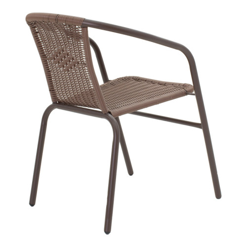 Vergo-Obbi pakoworld dining table brown metal Φ60x70cm Vergo-Obbi pakoworld dining table brown metal Φ60x70cm