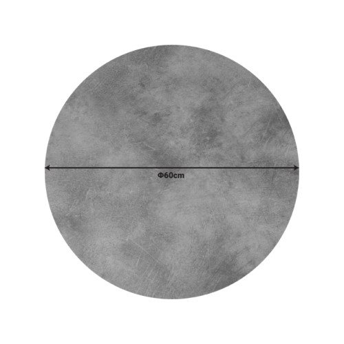 Inspire table top pakoworld HPL gray cement 60x60cm 12mm thick