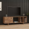 Mueble pakoworld TV cabinet in sonoma shade 140x29x45cm