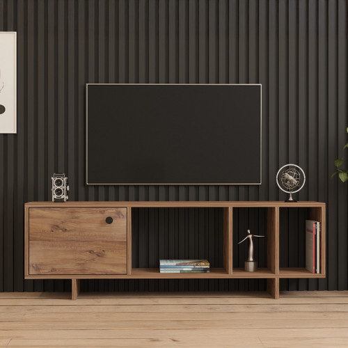 Mueble pakoworld TV cabinet in sonoma shade 140x29x45cm Mueble pakoworld TV cabinet in sonoma shade 140x29x45cm