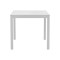 Kliton pakoworld aluminum beach table in white shade 45x45x41cm