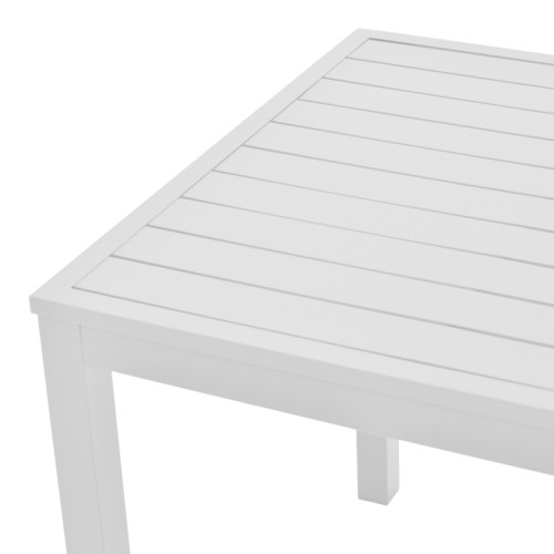 Kliton pakoworld aluminum beach table in white shade 45x45x41cm