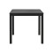 Kliton pakoworld aluminum beach table in black shade 45x45x41cm