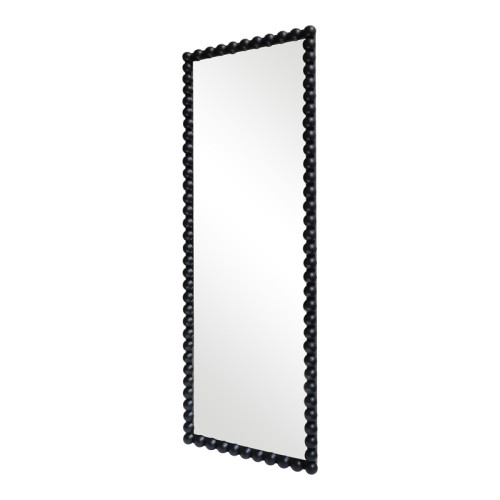 Ledalo pakoworld wood mirror in black shade 45x4.5x130cm