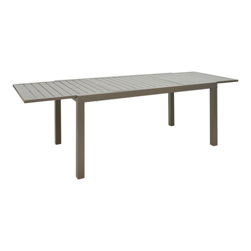 Extendable table Lafla pakoworld aluminum in champagne shade 160-240x100x75cm