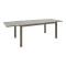 Extendable table Lafla pakoworld aluminum in champagne shade 160-240x100x75cm