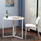 Table Talen pakoworld in white color D80x74cm