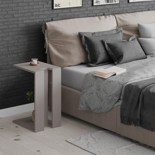 End table Muju pakoworld in mocha color 40x30x57cm