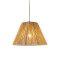 Single-light ceiling lamp Lubuto pakoworld metal-rope in natural shade Φ34.5x23cm