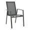 Pinap-Dashiell dining table set of 5 pcs pakoworld black aluminum and plywood in black shade Φ110x74cm