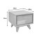 Emira bedside table pakoworld acacia wood in natural shade 40x40x35cm