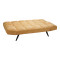 Sofa - bed 3-seater Freddo pakoworld in honey velvet  181x81x86cm