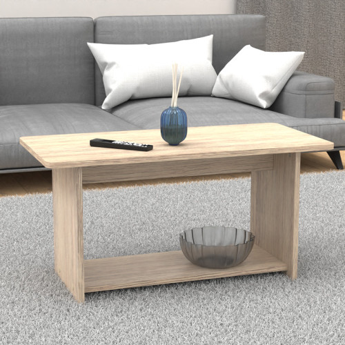 Kumba table pakoworld in oak shade 80x40x42cm