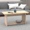 Kumba table pakoworld in oak shade 80x40x42cm