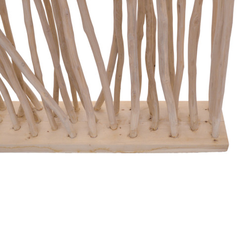 Floor decoration Barbin pakoworld teak-suar wood in natural color 120x25x200cm