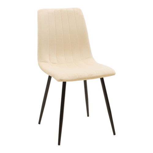 Dining table Natali-Noor pakoworld set of 3 pcs MDF white-beige-natural legs 80x80x76cm