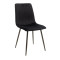 Natali-Noor pakoworld dining table set of 3 pcs MDF black-natural legs 80x80x73cm
