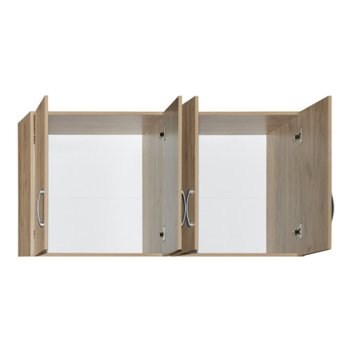 Cabinet Zelia pakoworld 4 doors oak color 120x42x60cm