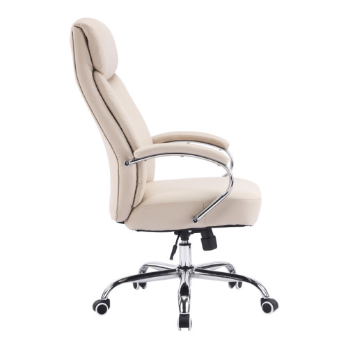 Manager office chair Venza pakoworld beige pu 70x65x117-124cm