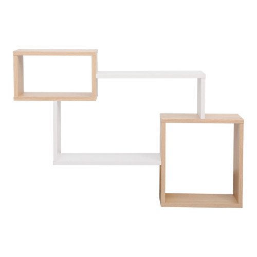 Wall shelf Beldra pakoworld in natural-white color 84x15x57.8cm Wall shelf Beldra pakoworld in natural-white color 84x15x57.8cm