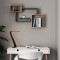 Wall shelf Beldra pakoworld in natural and marble look color 84x15x57.8cm