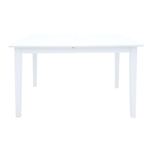 Mabor pakoworld extendable wood table in white color 120-150x80x73.8cm