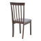 Houston chair pakoworld in walnut shade 40x49x94cm