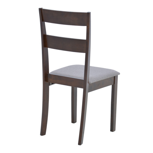 Dallan chair pakoworld in walnut shade 40x47.5x89cm