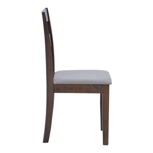 Dallan chair pakoworld in walnut shade 40x47.5x89cm