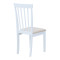 Houston chair pakoworld in white shade 40x49x94cm