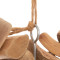 Wall heart deco Herea pakoworld in natural color 36x4.5x37cm