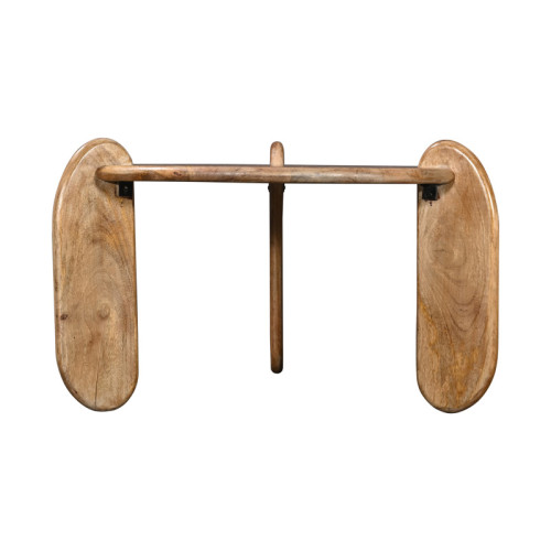 Coffee table Earten pakoworld solid acacia wood in natural color D80x40cm