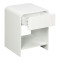Nightstand Zeplen pakoworld MDF in white color 40x40x53cm