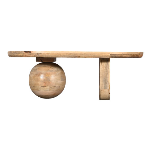 Coffee table Kane pakoworld solid acacia wood in natural color 110x72x38cm