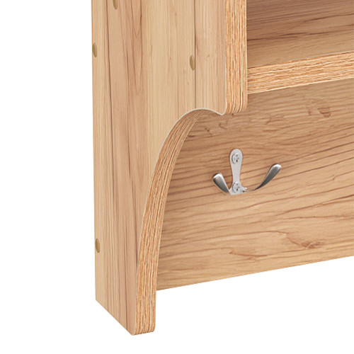 Crosta pakoworld coat rack in oak shade 80x28x40cm