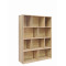 Bookcase Evergin pakoworld with drawers mdf in oak color 100x30x135cm