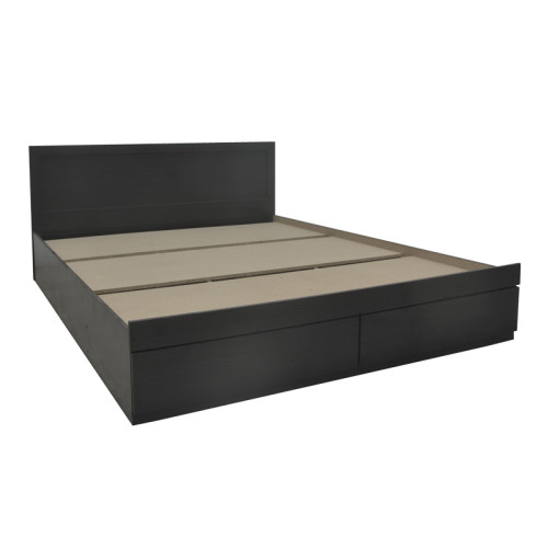 Bed Olympus pakoworld with drawer in wenge color 160x200cm
