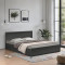 Bed Olympus pakoworld with drawer in wenge color 150x200cm