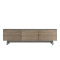 Kasandra pakoworld TV cabinet in beige marble-sonoma shade 180x35x48.5cm