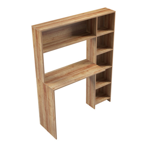 Janson pakoworld desk with bookcase in oak shade 113.2x40x141.8cm