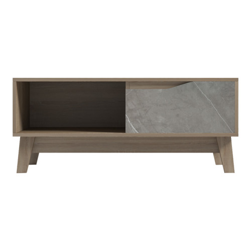 Judas pakoworld coffee table in beige marble-sonoma shade 90x45x38.5cm