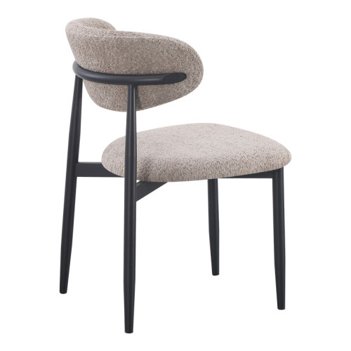 Folegio pakoworld chair, grey-colored, with black legs, 59x50x75cm