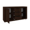 Doha pakoworld buffet in wenge color 150x45x80.5cm